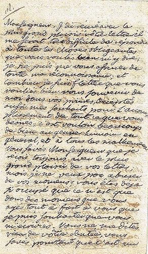 Seller image for Eigenhnd. Brief in franzsischer Sprache mit Unterschrift ("Marie Anne") , 3 1/4 Seiten, kl-8, wohl Prag, um 1795. for sale by Wiener Antiquariat Ingo Nebehay GmbH