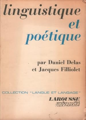 Imagen del vendedor de Linguistique et poetique a la venta por librairie philippe arnaiz