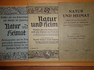 Natur und Heimat - Blätter für den Naturschutz und alle Gebiete der Naturkunde. Hrsg. v. Bund Nat...