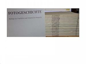 Bild des Verkufers fr Fotogeschichte. Beitrge zur Geschichte und sthetik der Fotografie. [Konvolut] 2. Jg. (1982) - 8. Jg. (1988) / Heft 3, 4, 6, 7, 8, 10, 11, 12, 15, 16, 18, 19, 20, 21, 22, 24, 25, 26, 27, 28, 29, 30. zum Verkauf von Eugen Kpper