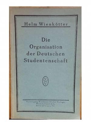 Die Organisation der Deutschen Studentenschaft.