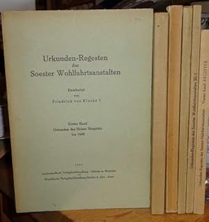 Urkunden-Regesten der Soester Wohlfahrtsanstalten. Bd. 1 - 4.