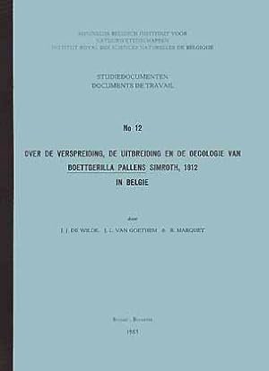 Image du vendeur pour Over de verspreiding, de uitbreiding en de oecologie van Boettgerilla pallens Simroth, 1912 in Belgie mis en vente par ConchBooks
