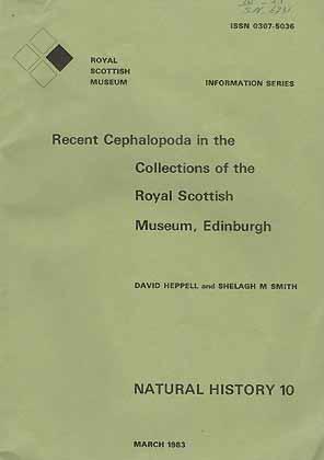 Seller image for Recent Cephalopoda in the Collections of the Royal Scottish Museum, Edinburgh for sale by ConchBooks