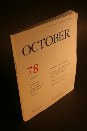 Immagine del venditore per October 78. Fall 1996. venduto da Steven Wolfe Books