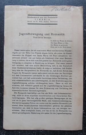 Jugendbewegung und Romantik (Sonderdruck aus der Festschrift CIMBRIA)