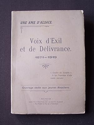 Voix d'Exil et de délivrance 1871-1919