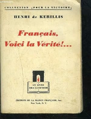 Bild des Verkufers fr FRANCAIS, VOICI LA VERITE!. zum Verkauf von Le-Livre