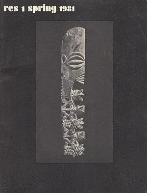 Image du vendeur pour Res 1, Spring 1981 mis en vente par LEFT COAST BOOKS