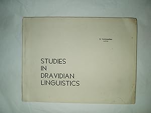 Seller image for Studies in Dravidian Linguistics for sale by Expatriate Bookshop of Denmark