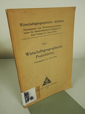 Imagen del vendedor de Wirtschaftsgeographische Probefahrten. Wirtschaftsgeographische Arbeiten; 1. a la venta por Antiquariat Bookfarm