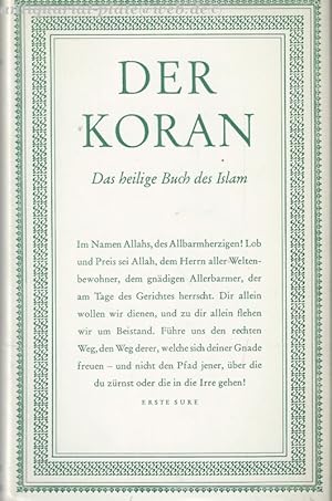 Immagine del venditore per Der Koran. Das heilige Buch des Islam. venduto da Antiquariat-Plate