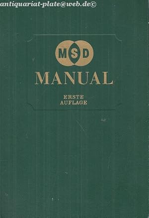 Bild des Verkufers fr MSD-Manual der Diagnostik und Therapie. zum Verkauf von Antiquariat-Plate
