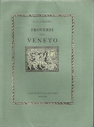 Bild des Verkufers fr Proverbi del Veneto. zum Verkauf von Antiquariat-Plate