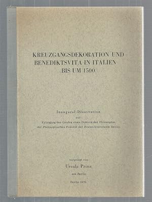 Kreuzgangsdekoration und Benediktsvita in Italien bis um 1500. Inaugural-Dissertation zur Erlangu...
