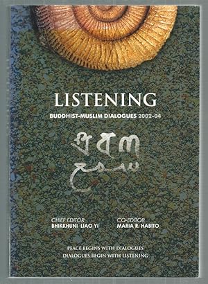 Imagen del vendedor de Listening. Buddhist-Muslim Dialogues 2002-04. Mit beiliegender Audio CD: "Echoes from the heart". a la venta por Antiquariat-Plate