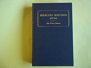 Image du vendeur pour Selected Writings, 1877-1930 mis en vente par Carmarthenshire Rare Books