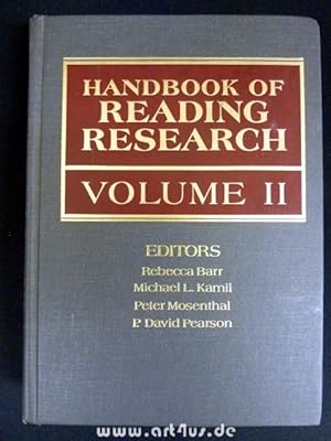 Imagen del vendedor de Handbook of Reading Research : Volume II a la venta por art4us - Antiquariat