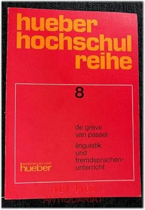 Seller image for Linguistik und Fremdsprachenunterricht. for sale by art4us - Antiquariat