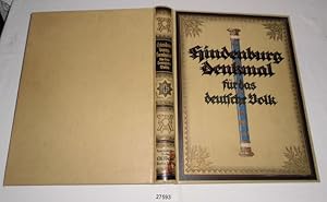 Image du vendeur pour Hindenburg-Denkmal fr das deutsche Volk (Jubilums-Ausgabe) mis en vente par Versandhandel fr Sammler