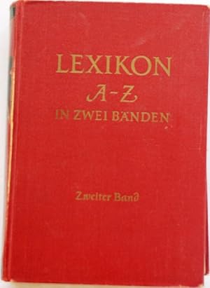 Lexikon in zwei Bänden; Zweiter Band: L - Z;