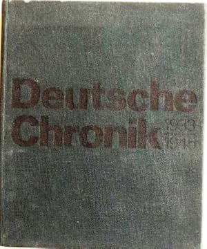 Bild des Verkufers fr Deutsche Chronik 1933-1945; in Zeitbild der faschistischen Diktatur; zum Verkauf von Peter-Sodann-Bibliothek eG