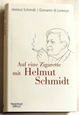 Bild des Verkufers fr Auf eine Zigarette mit Helmut Schmidt; zum Verkauf von Peter-Sodann-Bibliothek eG