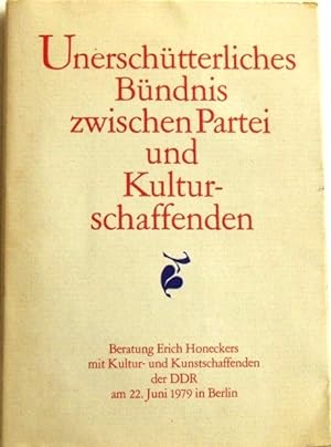 Unerschütterliches Bündnis zwischen Parteien und Kulturschaffenden Beratung Erich Hoenckers mit K...