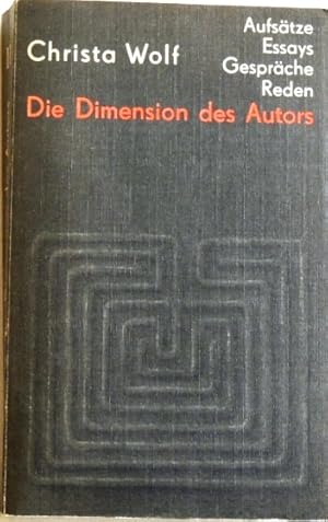 Bild des Verkufers fr Die Dimension des Autors Essays und Aufstze, Reden und Gesprche 1959-1985 zum Verkauf von Peter-Sodann-Bibliothek eG