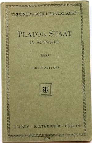 Platos Staat in Auswahl Text