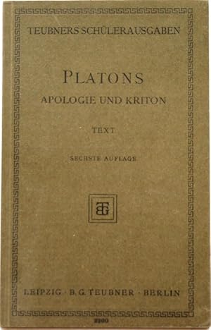 Platons Apologie und Kriton Text