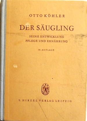 Bild des Verkufers fr Der Sugling; Seine Entwicklung, Pflege und Ernhrung zum Verkauf von Peter-Sodann-Bibliothek eG