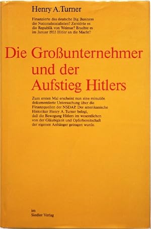 Bild des Verkufers fr Die Grounternehmer und der Aufstieg Hitlers zum Verkauf von Peter-Sodann-Bibliothek eG