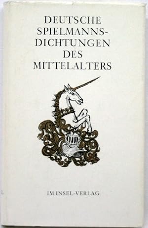 Bild des Verkufers fr Deutsche Spielmannsdichtungen des Mittelalters zum Verkauf von Peter-Sodann-Bibliothek eG