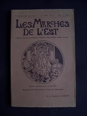 Image du vendeur pour Les marches de l'Est - N1 1911-1912 mis en vente par Librairie Ancienne Zalc