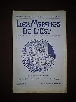 Image du vendeur pour Les marches de l'Est - N1 1913-1914 mis en vente par Librairie Ancienne Zalc