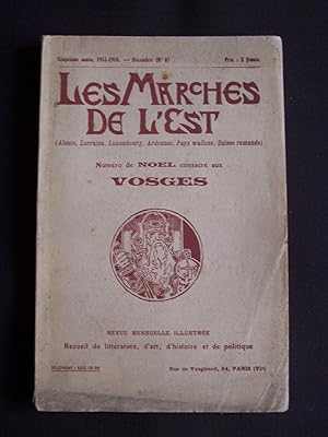 Image du vendeur pour Les marches de l'Est - N8 1913-1914 mis en vente par Librairie Ancienne Zalc