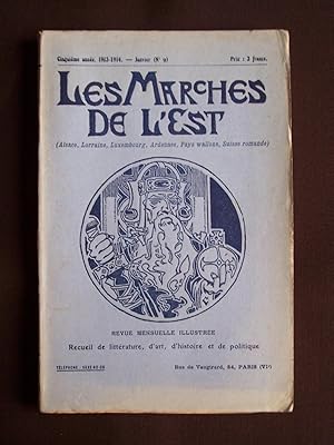 Image du vendeur pour Les marches de l'Est - N9 1913-1914 mis en vente par Librairie Ancienne Zalc