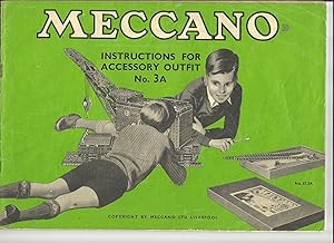 Meccano Instructions of Accessory Outfit No. 3A. No. 57.3A