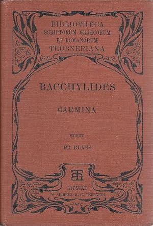 Carmina cum Fragmentis Tertium edidit Fridericus Blass