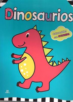 Imagen del vendedor de DINOSAURIOS -COLOREABLES CON STICKERS- a la venta por TERAN LIBROS