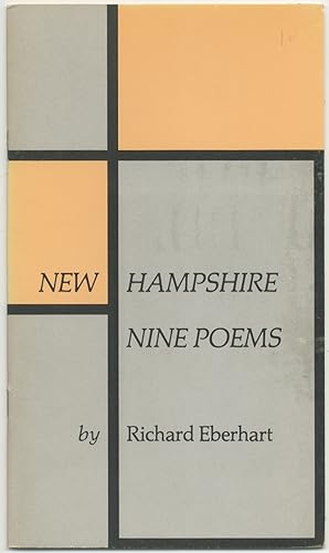 Bild des Verkufers fr New Hampshire Nine Poems zum Verkauf von Between the Covers-Rare Books, Inc. ABAA