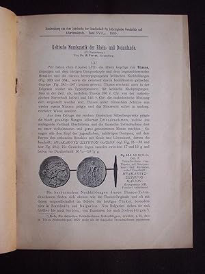 Imagen del vendedor de Keltische numismatik der Rhein- und Donaulande a la venta por Librairie Ancienne Zalc