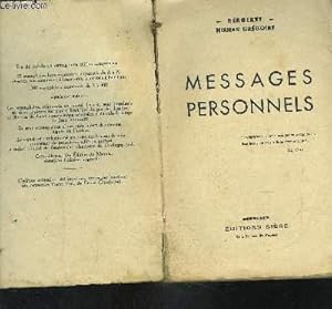 Seller image for MESSAGES PERSONNELS for sale by Le-Livre