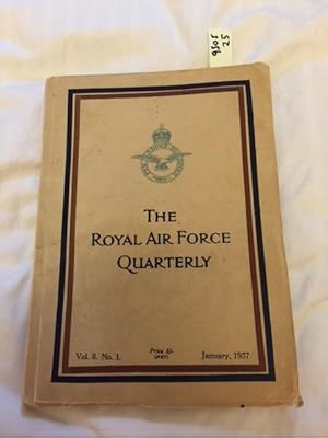 Seller image for THE ROYAL AIRFORCE QUARTERLY Embodying also the Royal Australian Air Force, Royal Canadian Air Force, New Zealand Airforce, and South African Air Force; Vol. 8. No. 1. January 1937]. for sale by Anytime Books