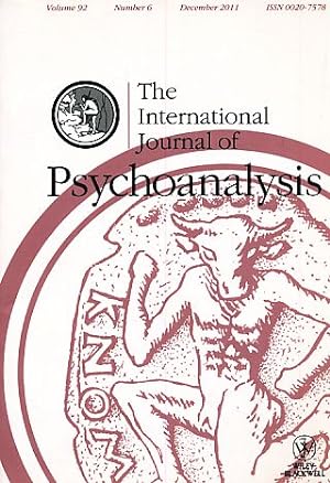 Imagen del vendedor de Nr. 6. Volume 92. The International Journal of Psychoanalysis. 2011. a la venta por Fundus-Online GbR Borkert Schwarz Zerfa