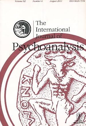 Imagen del vendedor de Nr. 4. Volume 92. The International Journal of Psychoanalysis. 2011. a la venta por Fundus-Online GbR Borkert Schwarz Zerfa