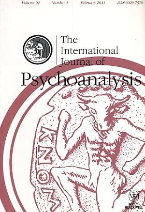 Imagen del vendedor de Nr. 1. Volume 92. The International Journal of Psychoanalysis. 2011. a la venta por Fundus-Online GbR Borkert Schwarz Zerfa
