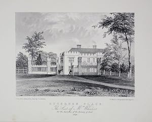 Original Single Lithograph Illustration from The Epitome of the History of Kent By C. Greenwood I...