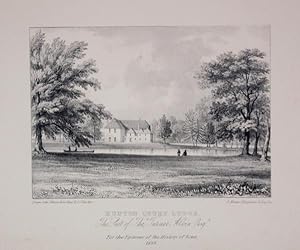 Original Single Lithograph Illustration from The Epitome of the History of Kent By C. Greenwood I...